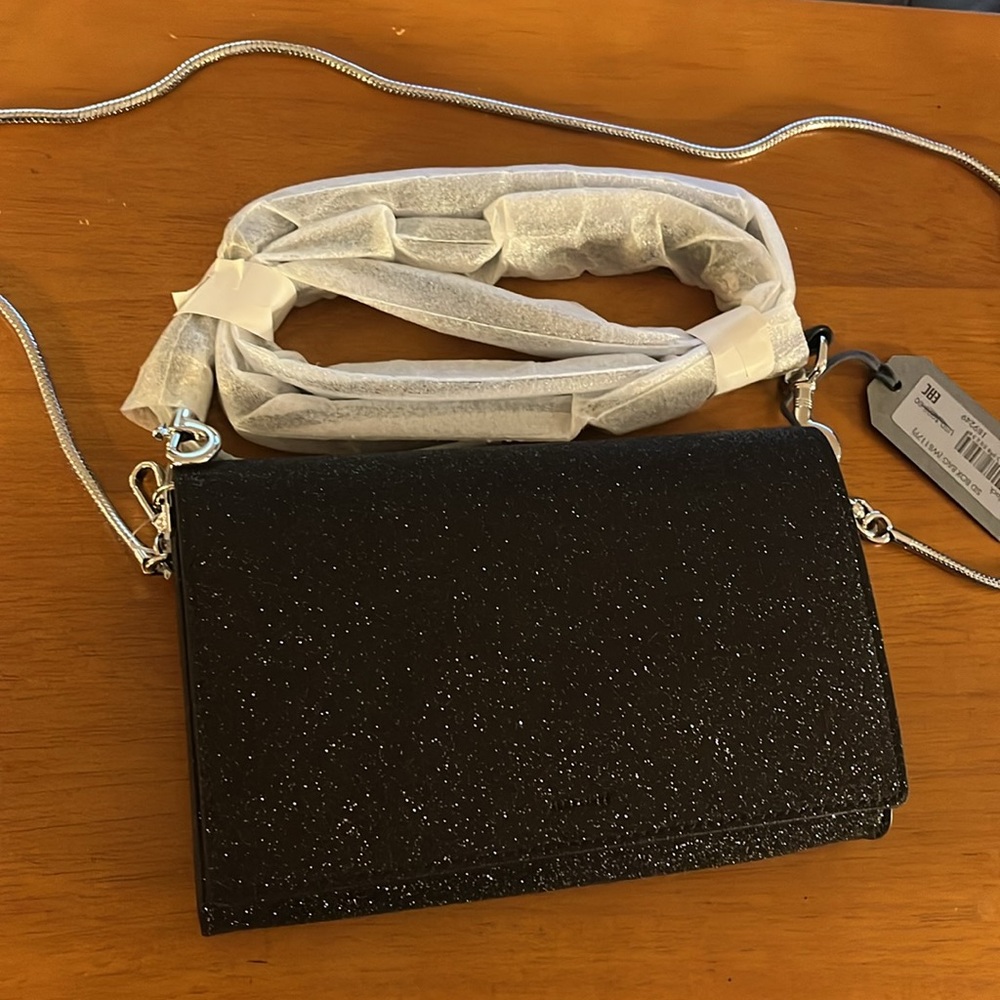 All Saints Sid multi crossbody shiny black…